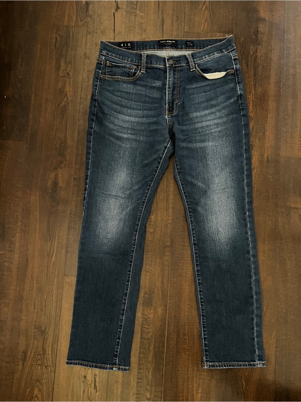 Lucky Brand Men's Dark Indigo Slim Straight Jeans